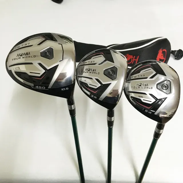 New mens Golf wood set HONMA TW737P clubs wood driver+fairway wood with