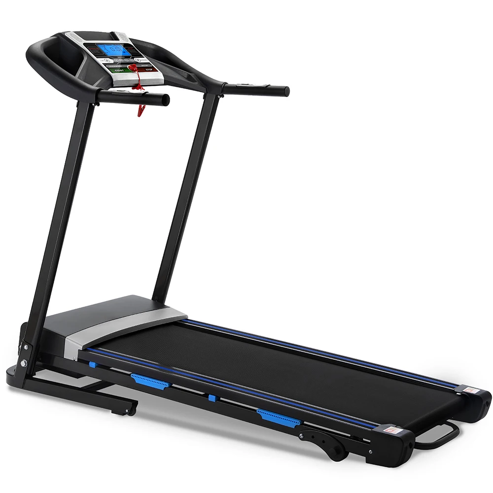  110V Multifunctional LCD Screen Foldable Treadmills Electric Home Motorized Treadmill 12 Preset Pro