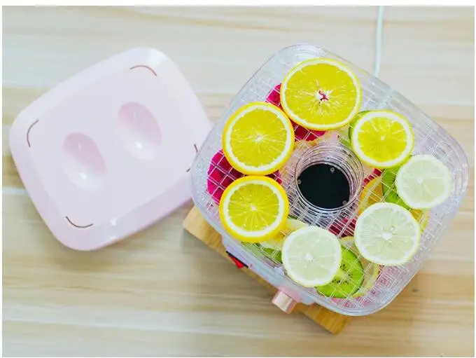 Dried Fruit Vegetables Herb Meat Machine Household MINI Food Dehydrator Pet Meat Dehydrated 5 trays Snacks Air Dryer EU US