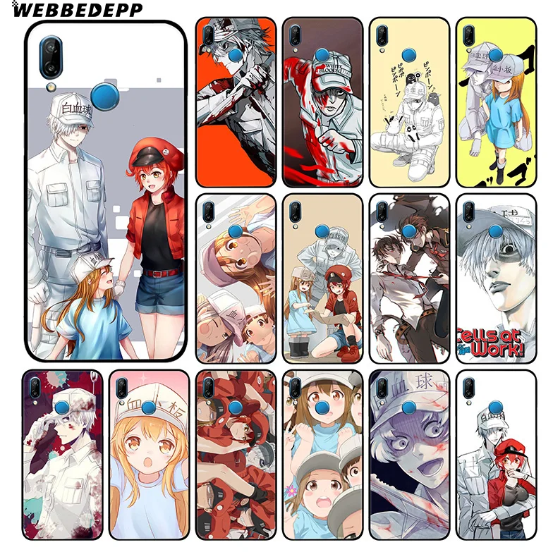 WEBBEDEPP Cells At Work аниме мягкий чехол для Huawei P30 P20 Pro P10 P9 Lite 2017 P Smart 2019 и Nova 3 3i Y9 |