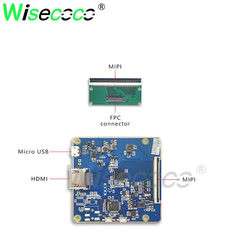 6 дюймов 50 pin 2k 2560*1440 частота обновления hdmi к mipi плата с интерфейсом mipi для DIY проектора/vr очки