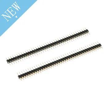 

Single Row 40Pin 2.54mm Round Male Pin Header gold plated machined
