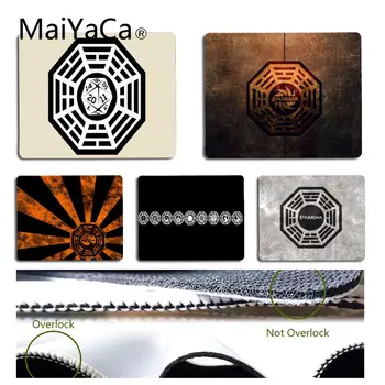 

MaiYaCa Non Slip PC dharma initiative Laptop Computer Mousepad Size for 18x22cm 25x29cm Rubber Mousemats
