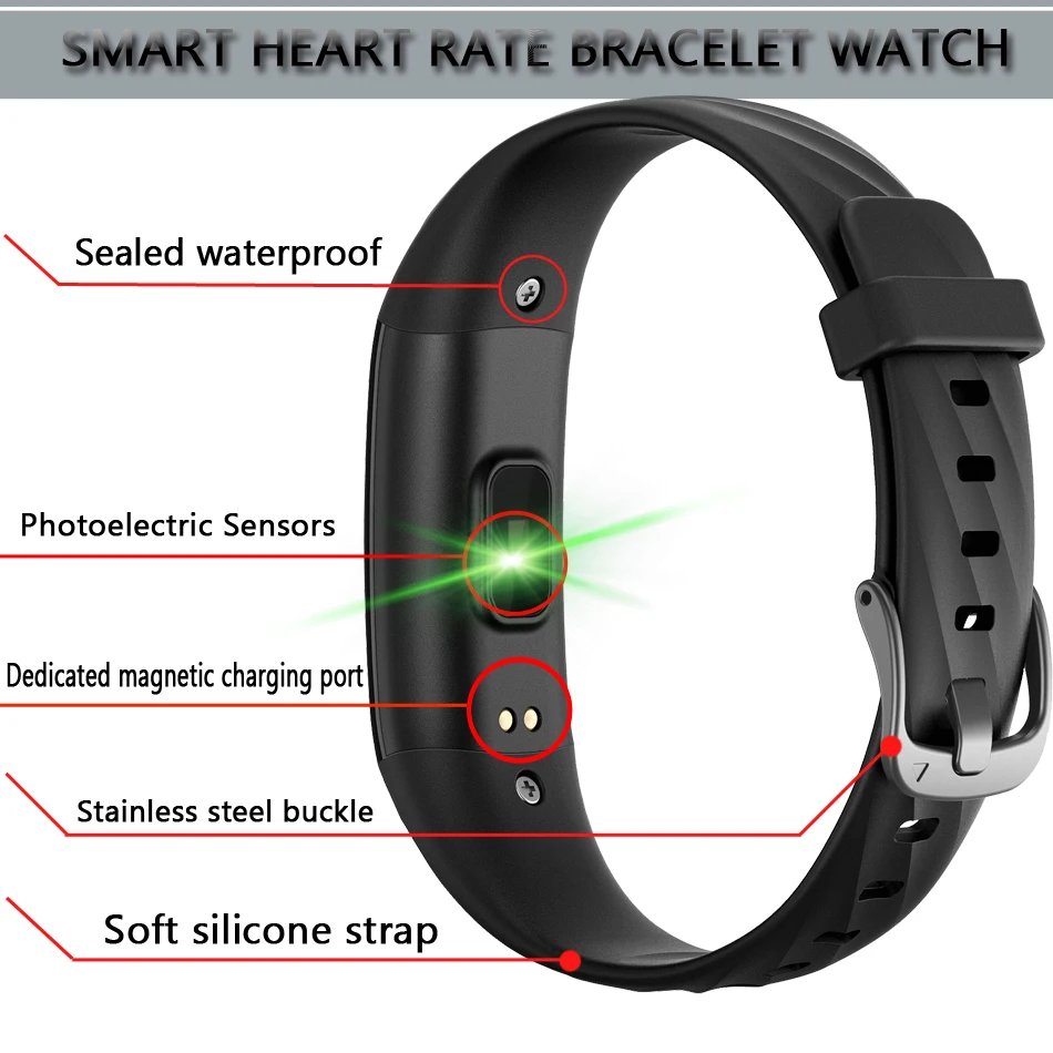 Lige Smart Watch Women Ip68 Waterproof Sport Bracelet Smart Fitness Tracker Blood Pressure Heart-6
