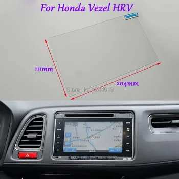 

Tommia Car Styling GPS Navigation Screen Glass Protective Film Sticker DVD Protective Film For HONDA HRV Auto Accessories