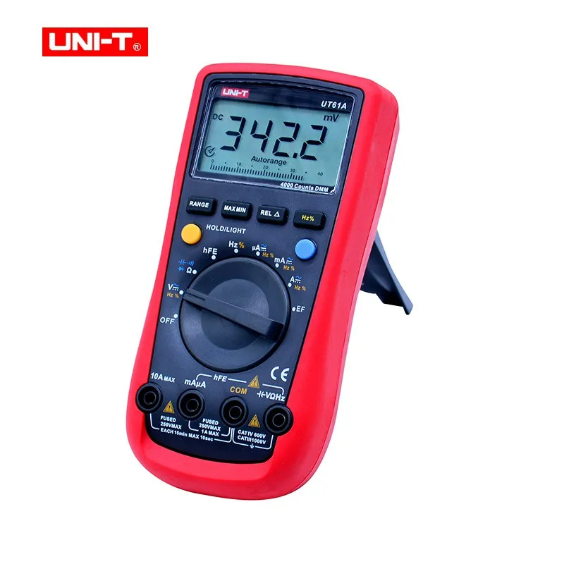 

Digital Multimeter UNI-T UT61A High Reliability Professional Electrical Handheld Tester CD Backlight & Data Hold Multiteste