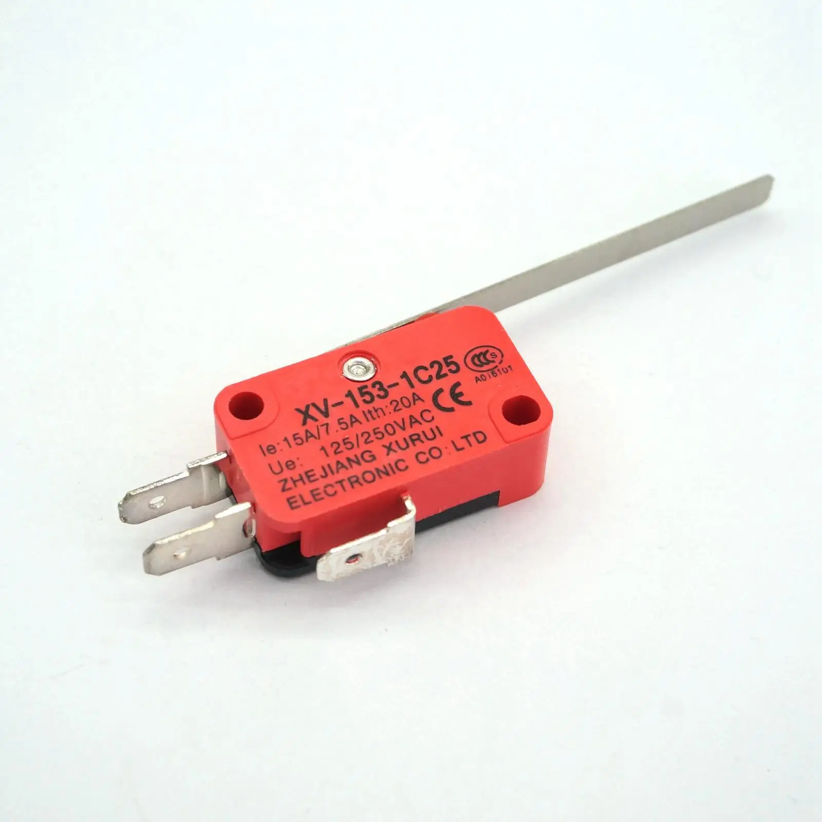 5 шт. 153 1C25 SPDT NO + NC 16A микро переключатель длинный прямой рычаг болтового