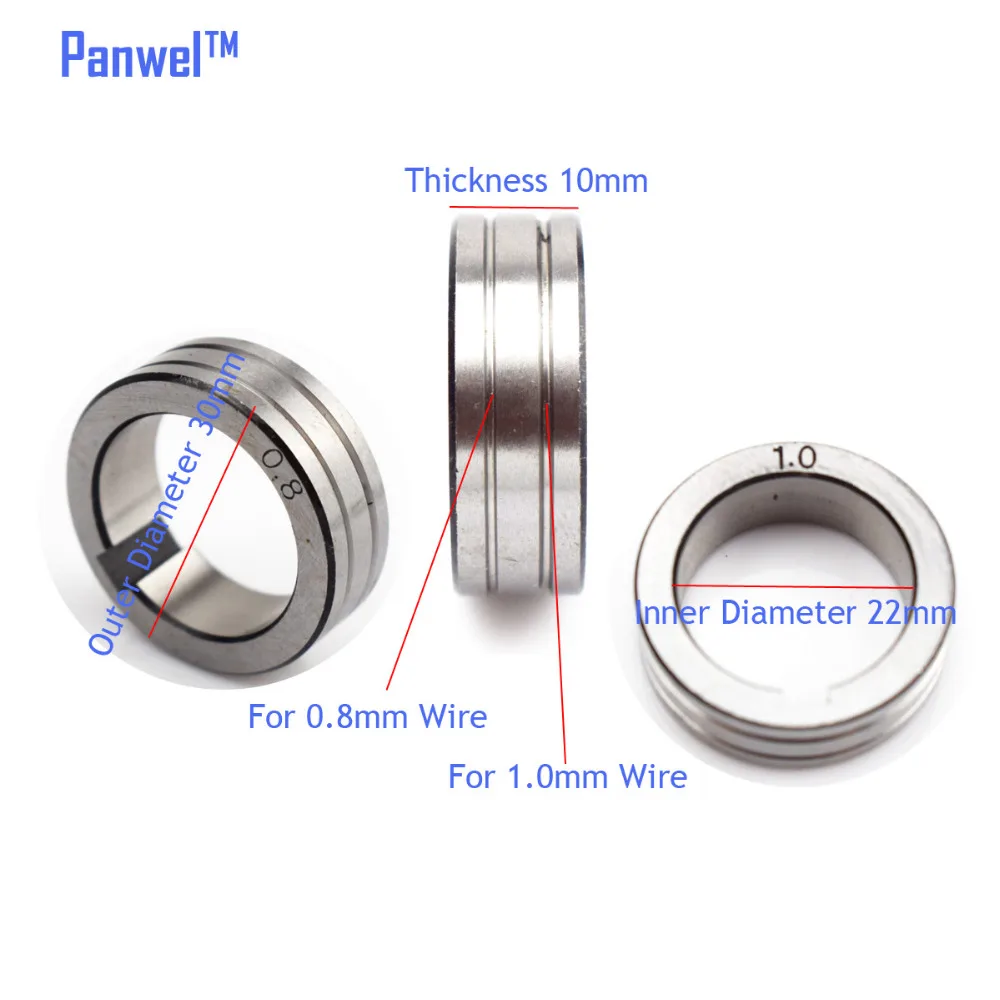 Проволочный питатель колеса ролик 0,8 мм 1,0 мм двойной размер MIG Сварочная проволока подача сварщик Binzel стиль