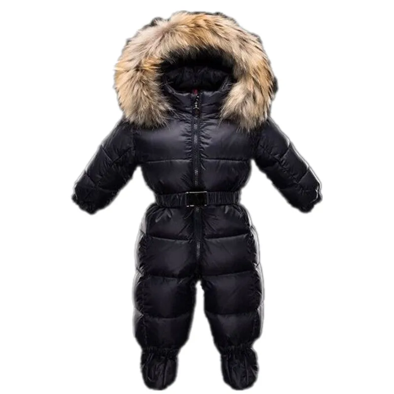 2017 0 36 Month Newborn Baby Winter Jumpsuit Unisex Baby Infant Romper Shoes Duck Down Waterproof