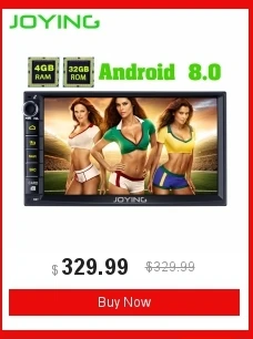 Excellent JOYING double din 7 inch Car Radio Android 8.1 Octa Core built in DSP&4G HD Fast Boot Universal head unit GPS map with free DVR 2
