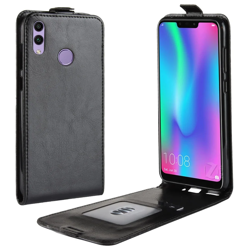 

Brand gligle up and down open leather cover case for Huawei Honor 8C case protective shell bags