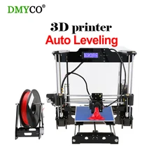 Новый автоматическое выравнивание RepRap Prusa I3 3D принтер DIY Kit Высокая точность xtruder 3D печати 1 рулон нити алюминиевый очаг ЖК-дисплей подарок