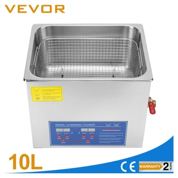 

Ultrasonic Cleaner 10L Large Commercial Ultrasonic Cleaner Stainless Steel Ultrasonic Cleaner With Heater And Digital Control