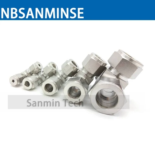 5 pçs lote ut ss316l união t