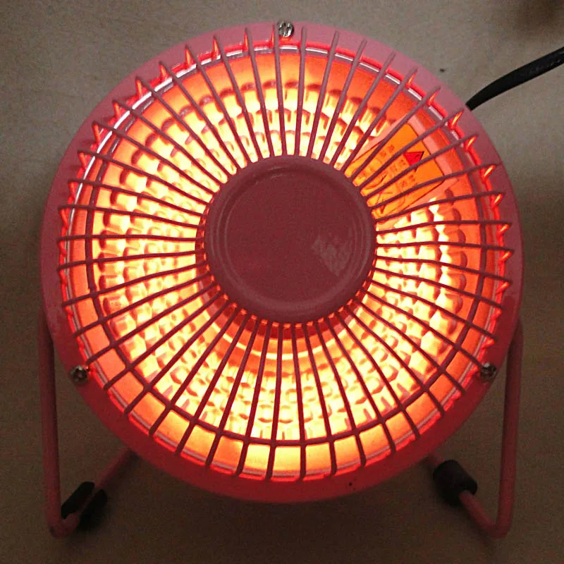 

Electric Heater air portable promotion mute Students office Home Desktop heater Mini quartz tube type small solar heater stove