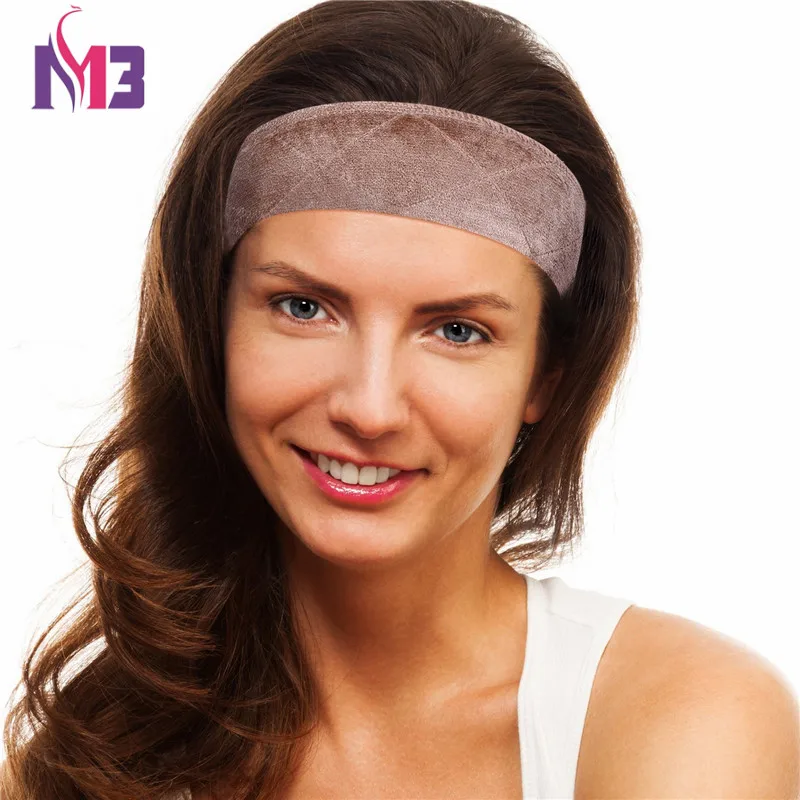 

Fashion Women Velvet Wig Grip Headband Adjustable Comfort Head Hair Band Girl Yoga Sport Sweat Band Headband