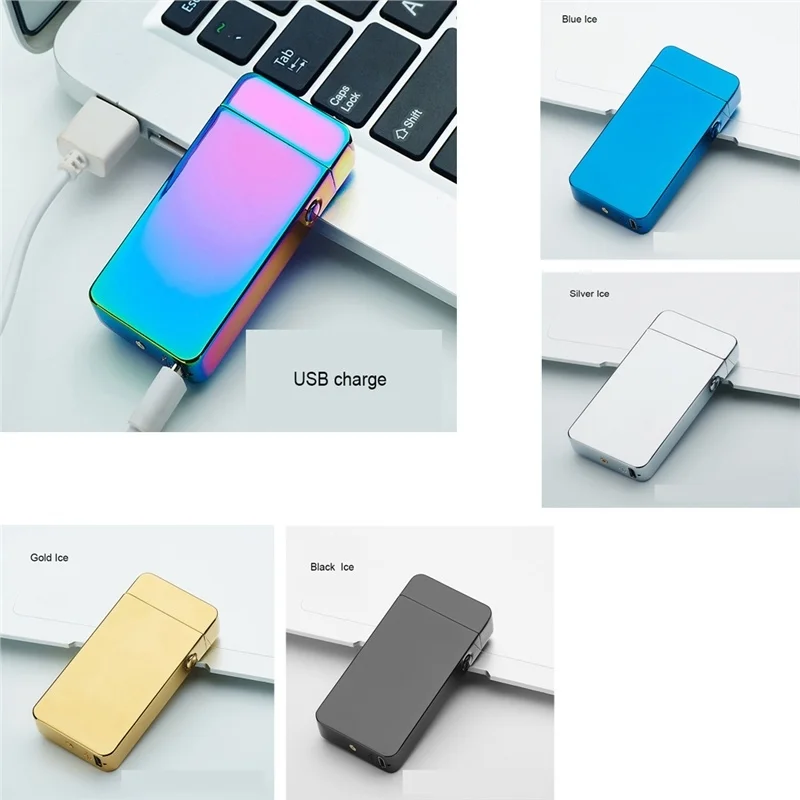 USB-Electric-Pulsed-Arc-Lighter-Windproof-Recharge-Lighter-Cigarette-Smoking-Tools-Cross-Plasma-Lighter-Gadget-Gifts