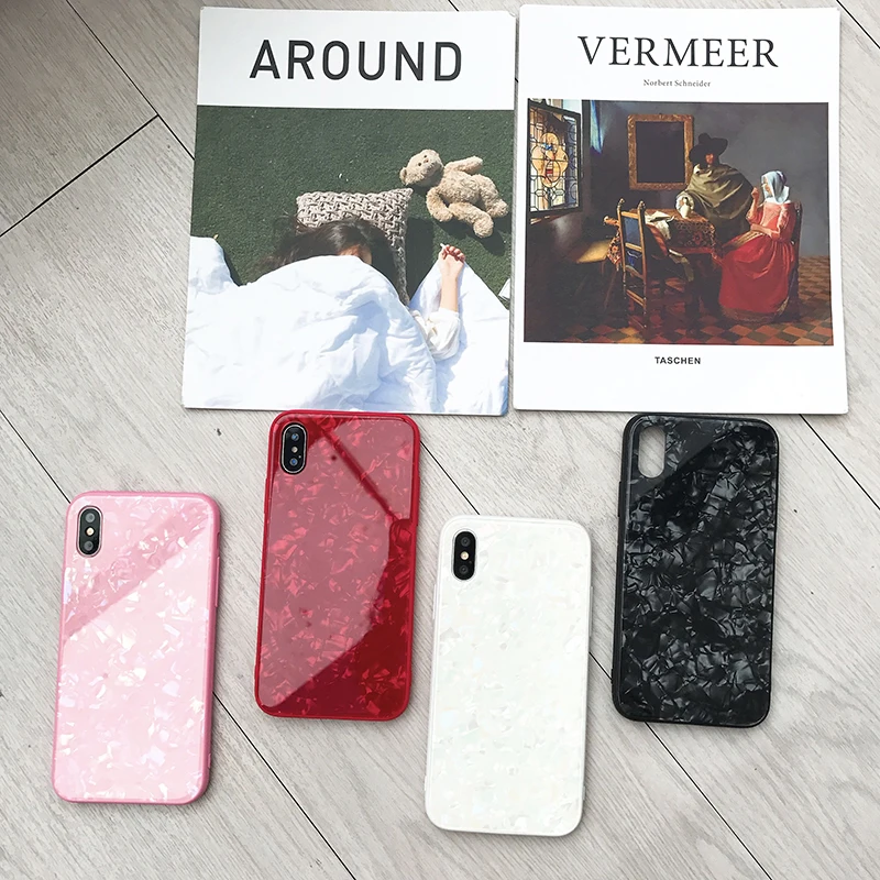 

Beyour Glitter Phone Case For iPhone 7 8 Plus Dream Shell Pattern Cases For iPhone XR XS Max X 6 6S Plus Soft TPU Silicone Cover