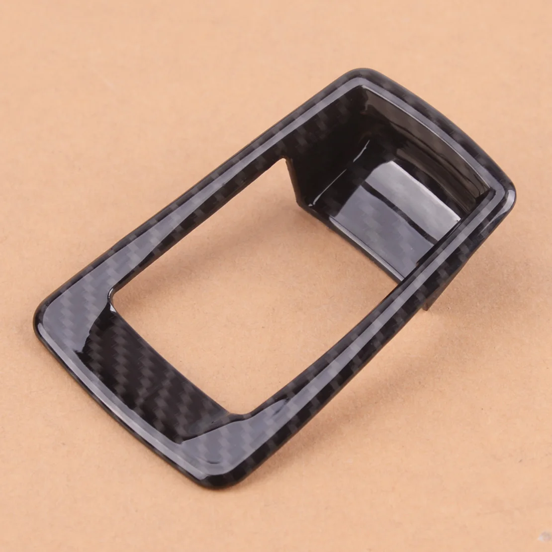 

DWCX Carbon Fiber Car Parking Brake Switch Button Cover Trim Fit For BMW 2 Series F45 F46 2015-2016