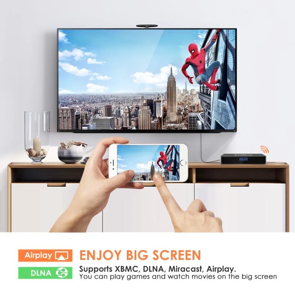 

Leelbox Q4 Plus Smart Android 9.0 TV Box 4GB 64GB Rockchip RK3328 Quad-Core 2.4G Wifi Set Top Box Support 3D movie Media player