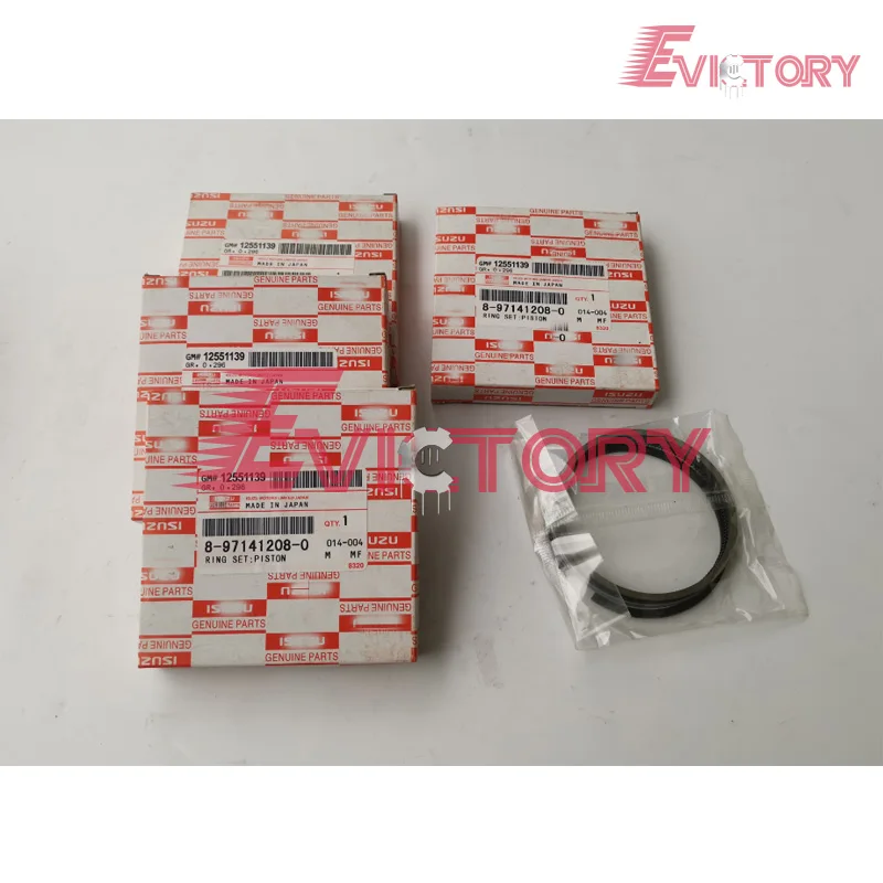 

Комплект поршневых колец для экскаватора Isuzu 4LE2 CX75 8-97141208-0