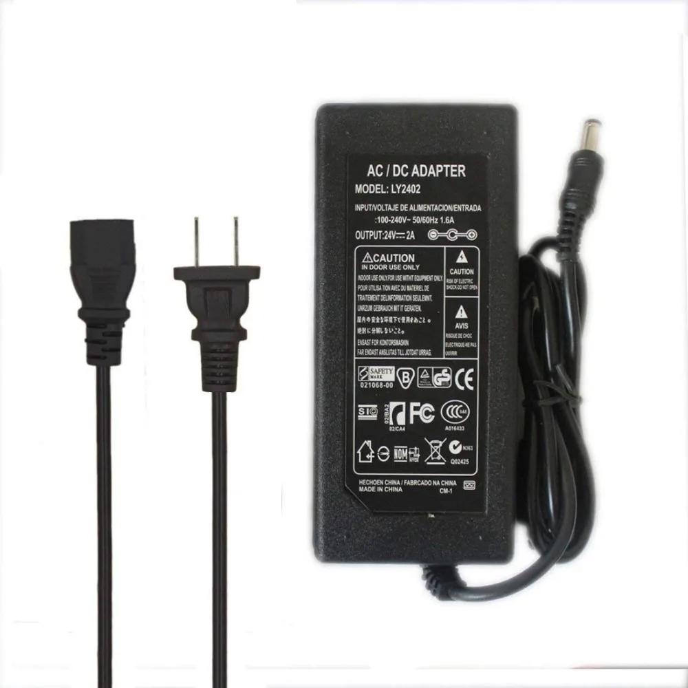 10 шт./Лот AC 100 240 В в DC 24 1A 2A 3A 4A 5A 24W 48W 72W 96W 120W адаптер питания вилка US EU Тип вилки|adapter