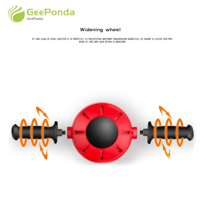 GeePonda 360 Degree Rotation Home Gym Abdominal Exercise Machine Ab Roller Fitness Abdominal Muscle Trainer Training Abs Wheel GeePonda 360 Degree Rotation Home Gym Abdominal Exercise Machine Ab Roller Fitness Abdominal Muscle Trainer Training Abs Wheel