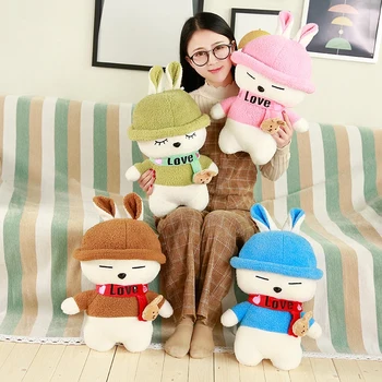 

1pc 50cm&60cm Kawaii Plush Sunlight Rabbit Toys Stuffed Plush Rabbit Toys Plush Animals Birthday Gifts Kids Present
