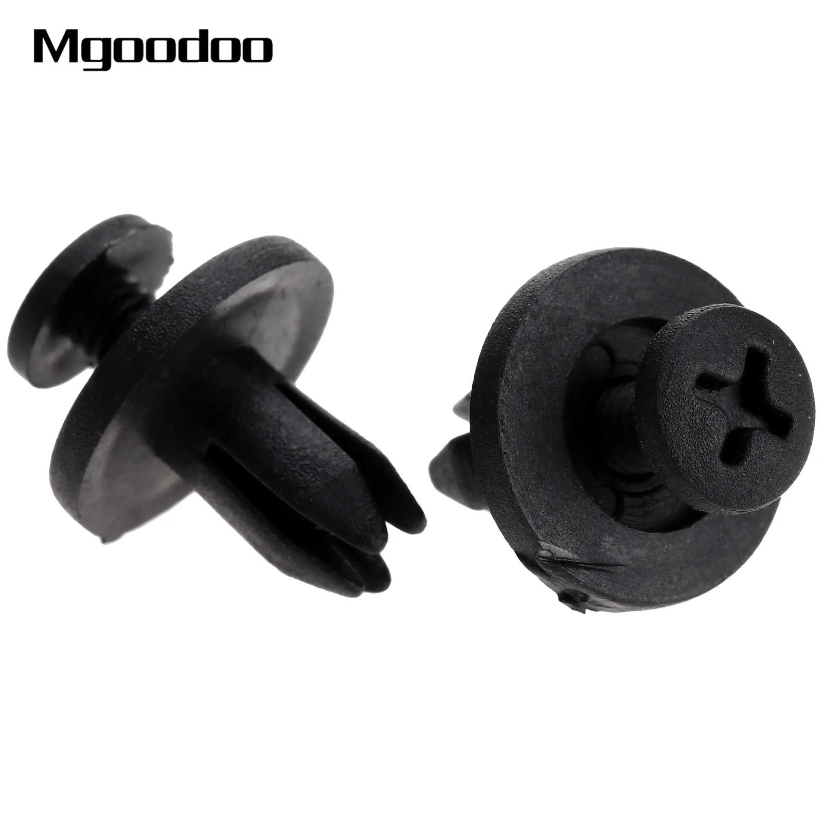 50Pcs Auto Bumper Fastener Rivet Retainer Push Engine Cover Fender Car