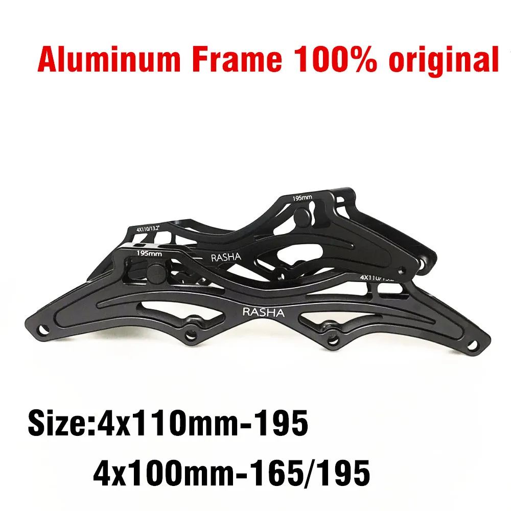 

100% original rasha skate inline speed skate frame inline roller skate frame 4x100mm 4x110mm