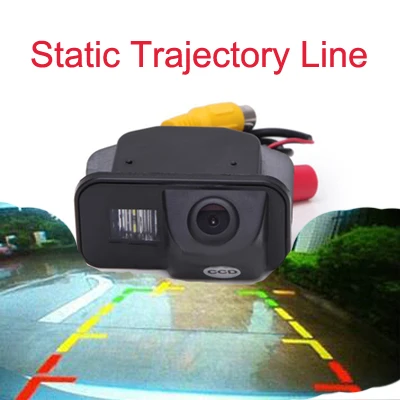 Aycetry! Динамический трек CCD HD цветная Автомобильная камера заднего вида для Toyota Corolla/VIOS широкий обзор автомобильная парковочная камера заднего вида - Название цвета: Static