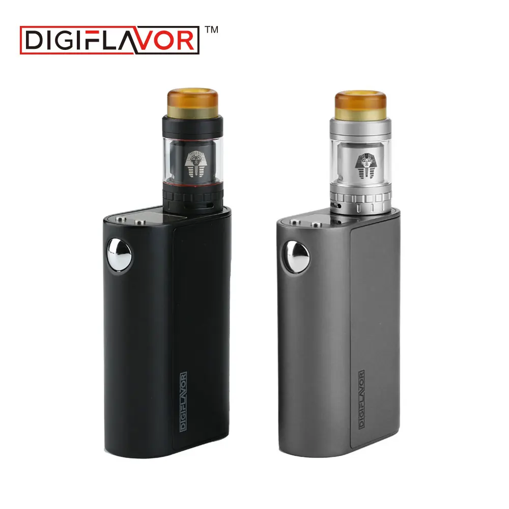 

200W Digiflavor Vape Kit with DF 200 TC Box Mod with Pharaoh Mini RTA 2ml Rebuildable Tank Atomizer Powered by 3 x 18650 Battery