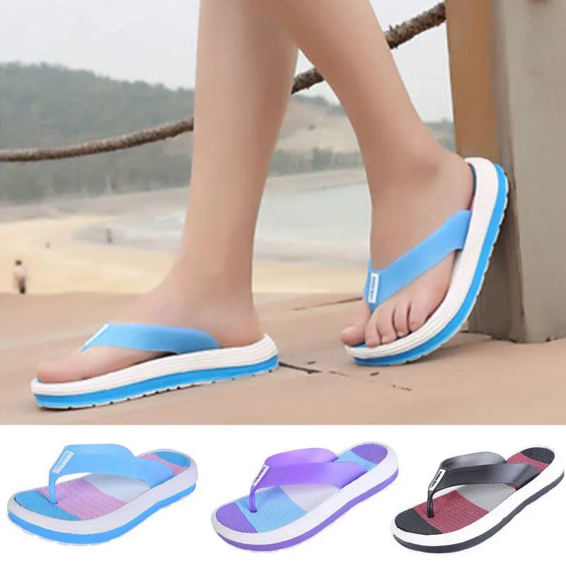 

HEFLASHOR Summer Slippers Torridity Beach Slipper Shoes Unisex Mixed Color Slippers Zapatos Hombre Size 36-41 Beach Sandals
