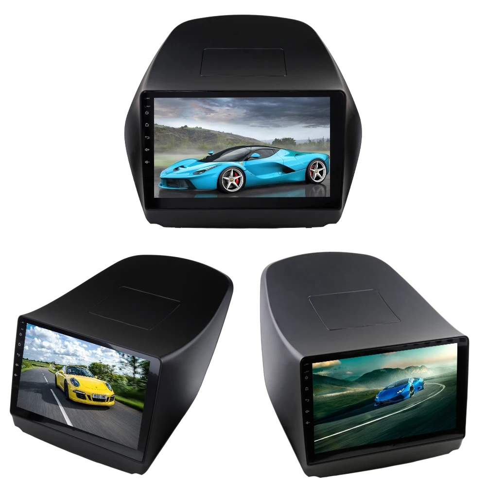 Perfect Sinosmart  Android 8.1 2Din IPS/QLED 2.5D screen car gps radio navigation player for Hyundai Tucson IX35 2011-2019 1