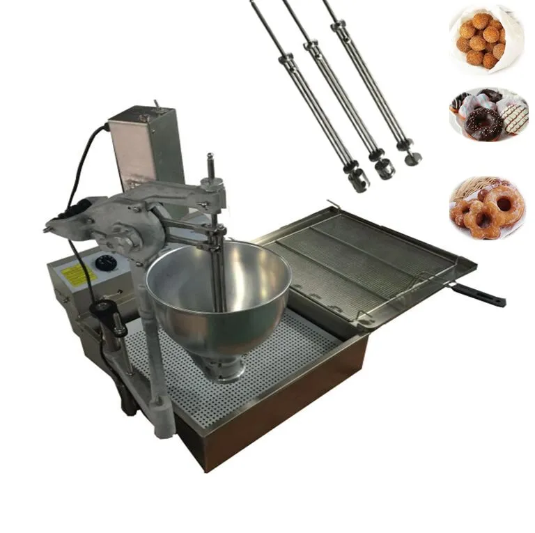 

3 Moulds Donut Maker Fryer Machine Electric Automatic Mini Donut Making Machine With frying function