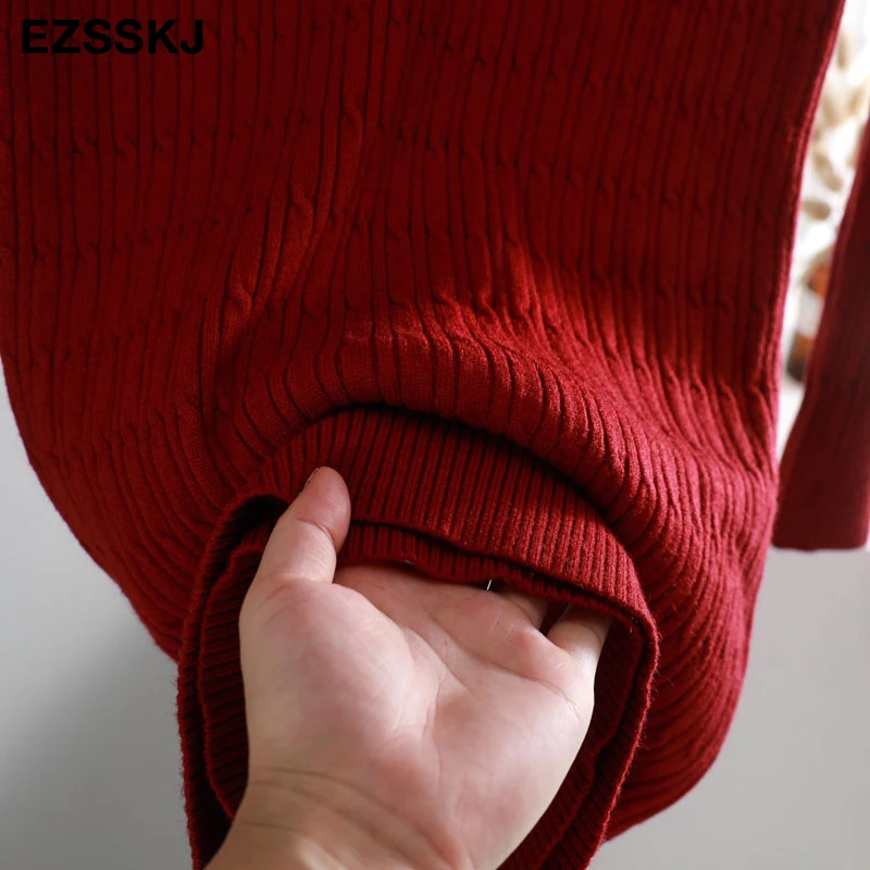 Водолазка облегающее короткое платье-свитер женское осеннее зимнее базовое тонкое плотное вязаное платье женское мини приталенное платье высокого качества