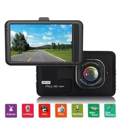 3 дюймов Dash Cam Автомобильный dvr Full HD 1080 P DVR видео ночного видения с HDMI интерфейсом переносной рекордер s Dash камера Цикл рекордер