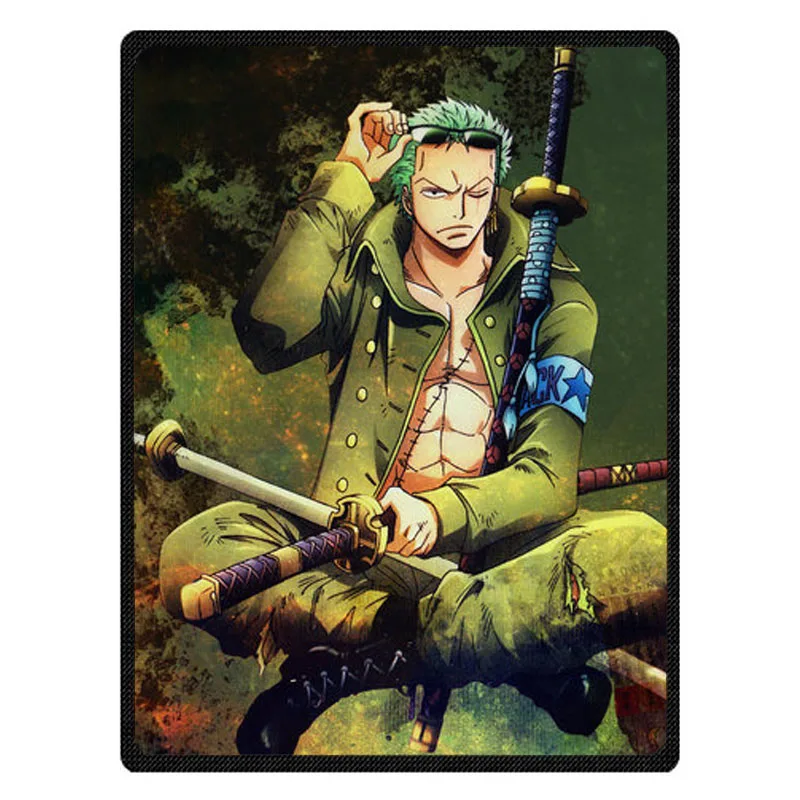 Персонализированное цельное одеяло Zoro коралловое фланелевое на заказ диван
