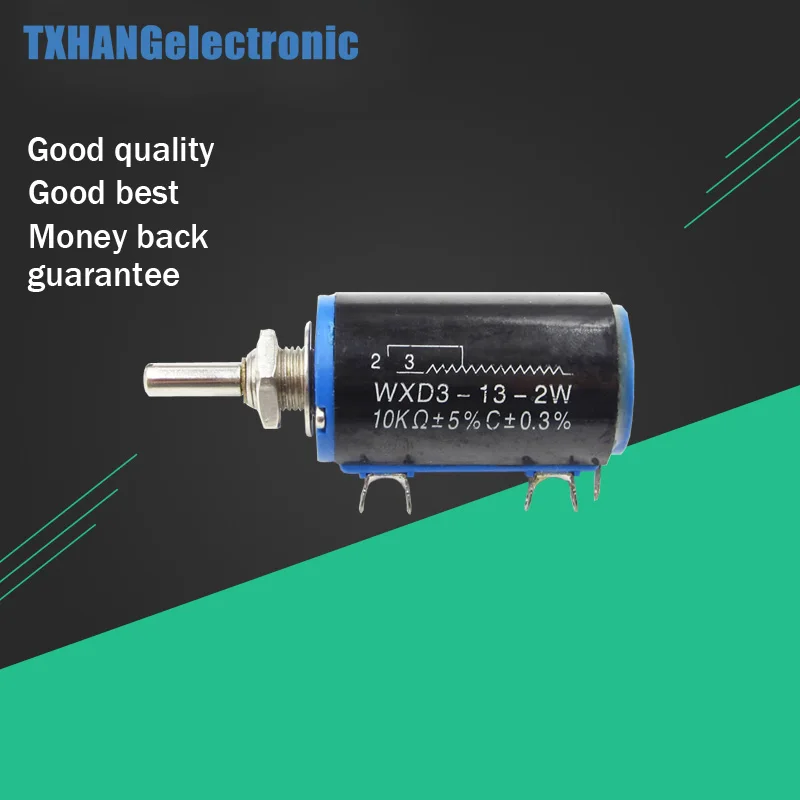 

WXD3-13-2W 10K ohm Multiturn Wirewound Potentiometer Adjustable Resistor