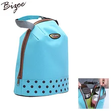 Camping Piquenique Tote Organizador Saco CarryBag Duplas Térmica Bento Bebidas Titular Saco de Comida De Armazenamento