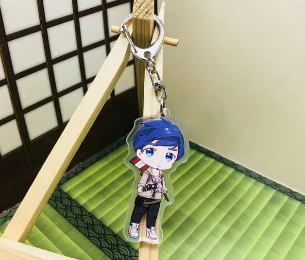 Fort Night Battle Royale Acrylic Model Toys Fortnight Game Accessories Action Figure Metal Fortress Night Keychain Xmas Gifts