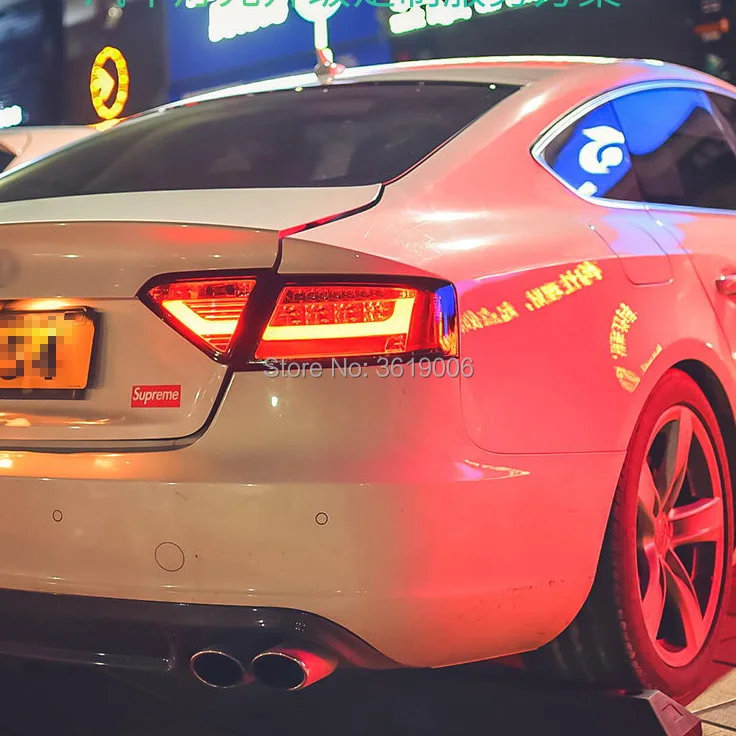 SmRKE для AUDI A5 08 16 светодиодный задний светильник фонарь DRL + тормоз Парк сигнальная