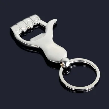 

Silver Color Thumb Up Hand Keychain Key Ring Beer Bottle Opener Wedding Gift Christmas Gift