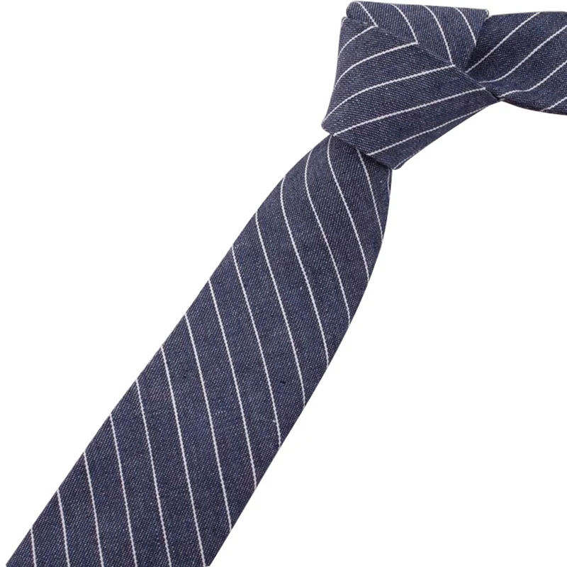 Мужской полосатый галстук, хлопок, мягкий, приятный для кожи, влагоотводящий жаккардовый галстук TS95