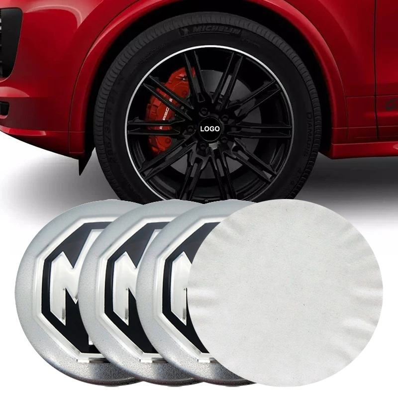 4pcs 56mm Car Rim Cover Decal Wheel Center Hub Cap Sticker for MorrisGarages MG 3 5 6 7 GS GT ZS