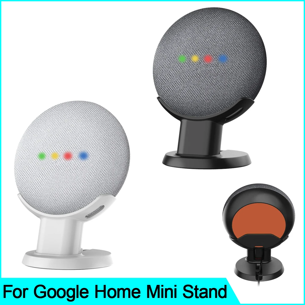 Hot For Google Home Mini Desktop stand table holder Voice Assistants Compact Holder Case Plug in Ki