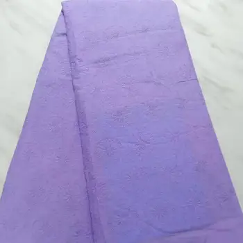 

2019 Latest African Lace Fabric New Lace Fabric 3D Flower Lace Appliques Purple Lace Fabric For Dresses(6-19