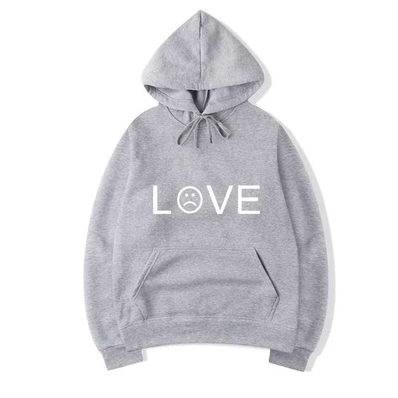

2018 Men's Fashion hoodie Boys Announce Not to Open Mouth to Print Love Street Hip Hop Trend, Indoor Fitness hoodie