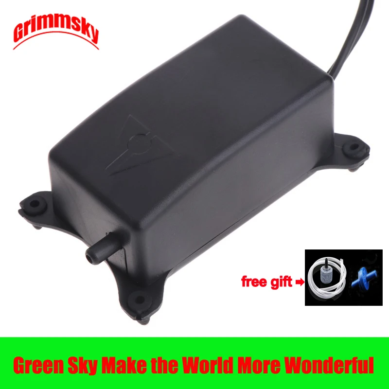 

2W EU Plug Flow 1.2L/Min Fish Tank Oxygen Increasing High Performance Small Ultra Silent Aquarium Fish Tank Air Pump Plastic