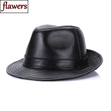 Мужские фетровые шляпы из натуральной овечьей кожи, модные новые стильные шапки из натуральной кожи, распродажа, шапки из натуральной овечьей кожи s